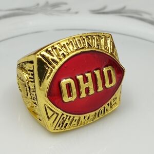 Woody Hayes Ohio State Buckeyes Fan Edition 1961 Football Ring Size 11.5